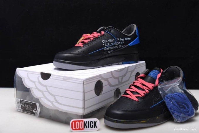 Boostmaster lin Black 2 Jordan Blue DJ4375-004 SP Retro Off-White Low 0802
